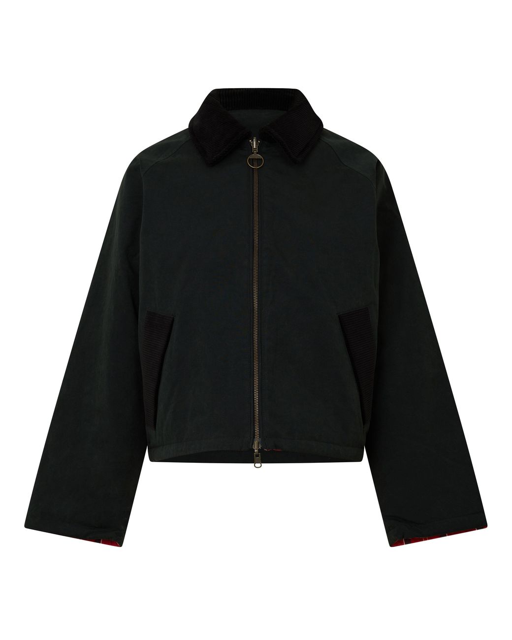 Barbour Black Dawn Heritage Select Reversible Cotton Barn Jacket