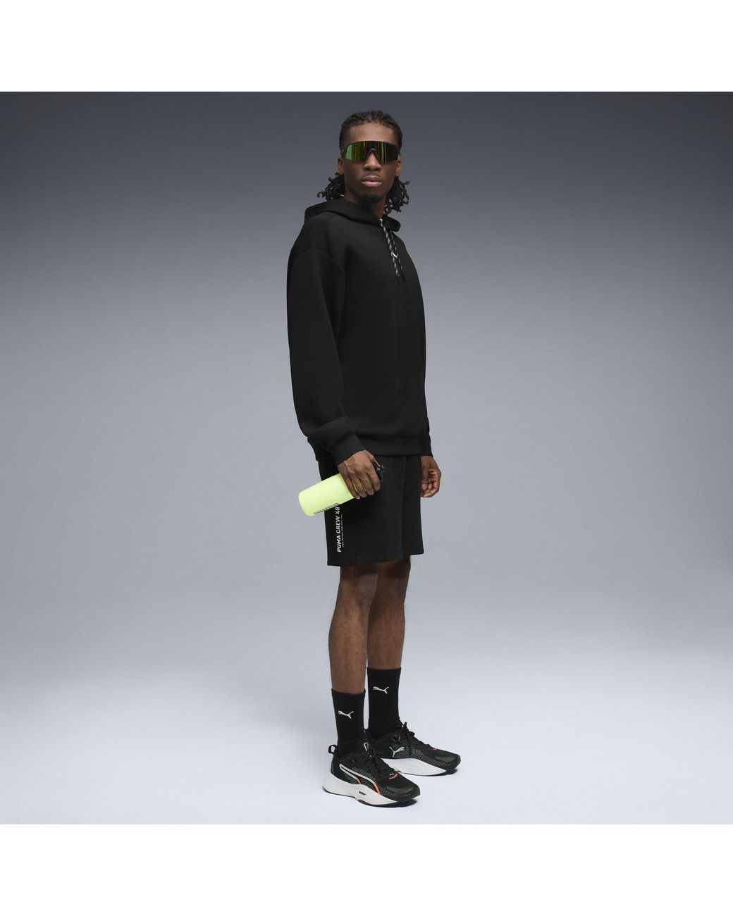 PUMA Black Cloudspun Performance Hoodie for men