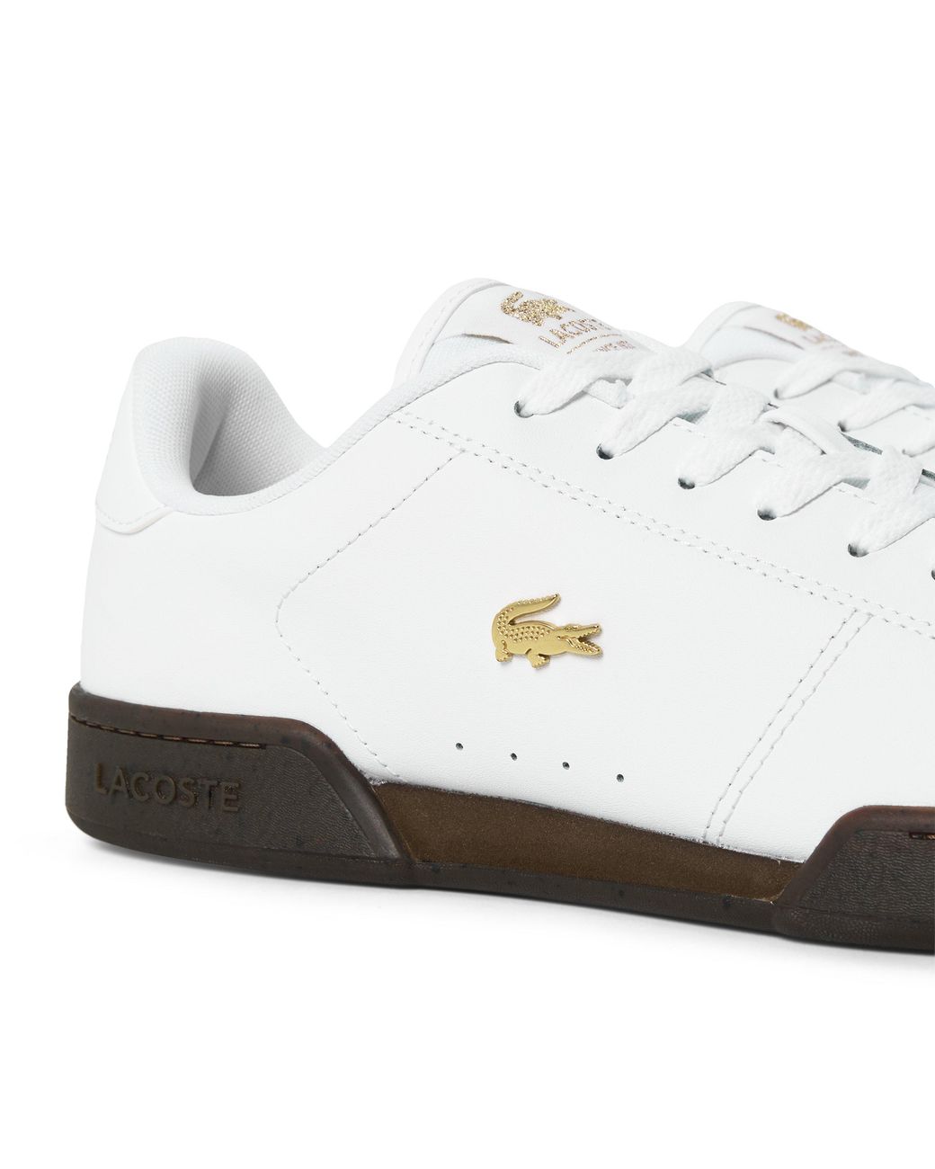 Lacoste White Carnaby Cup Leather Sneakers for men