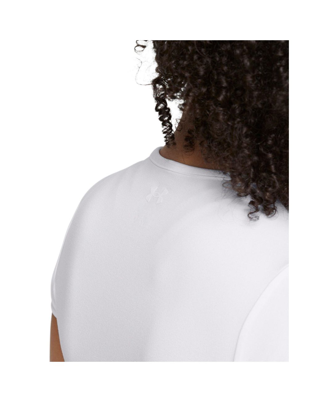 Under Armour White Short-Sleeve Performance Gym Top