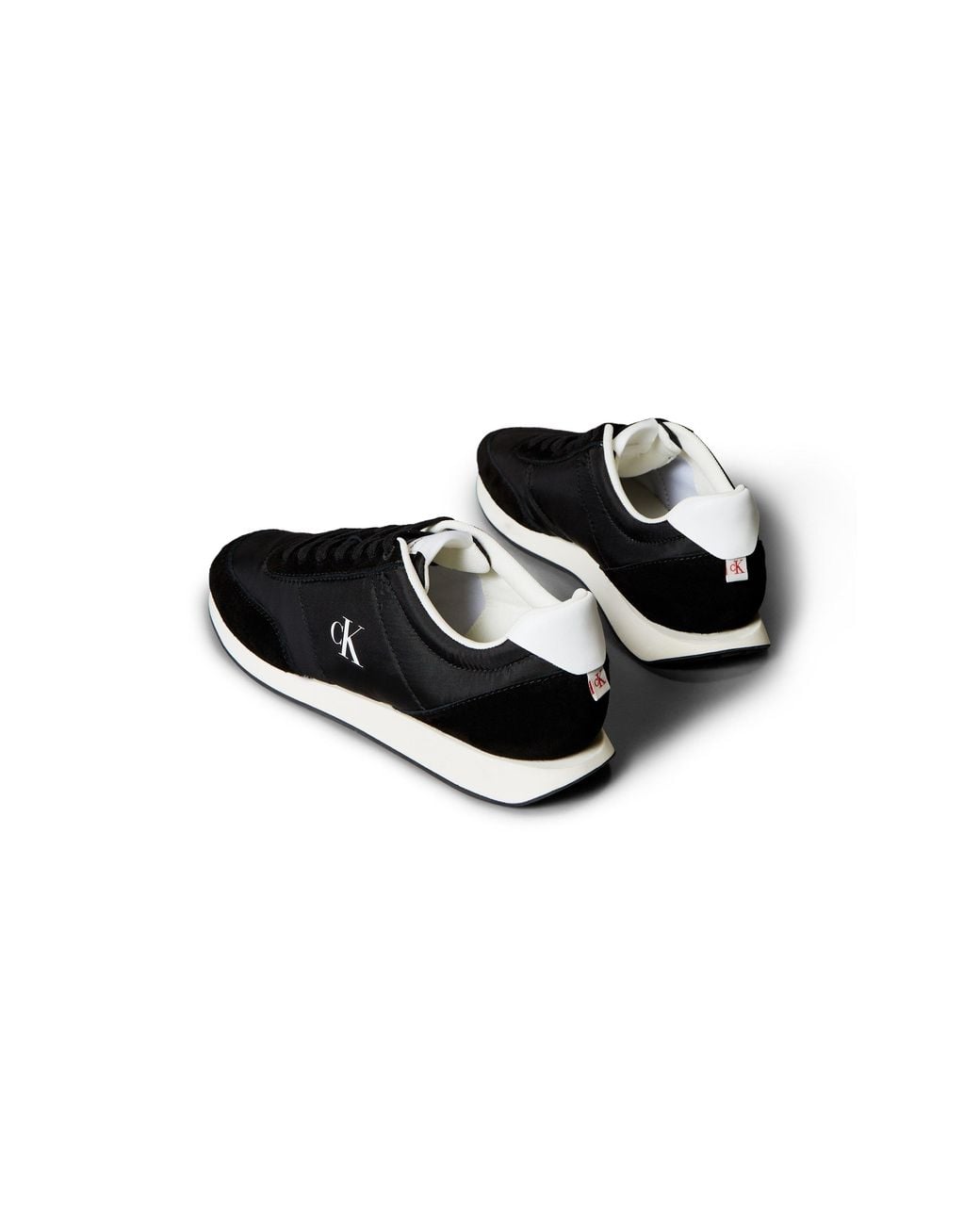Calvin Klein Black Ck Retro Runners for men