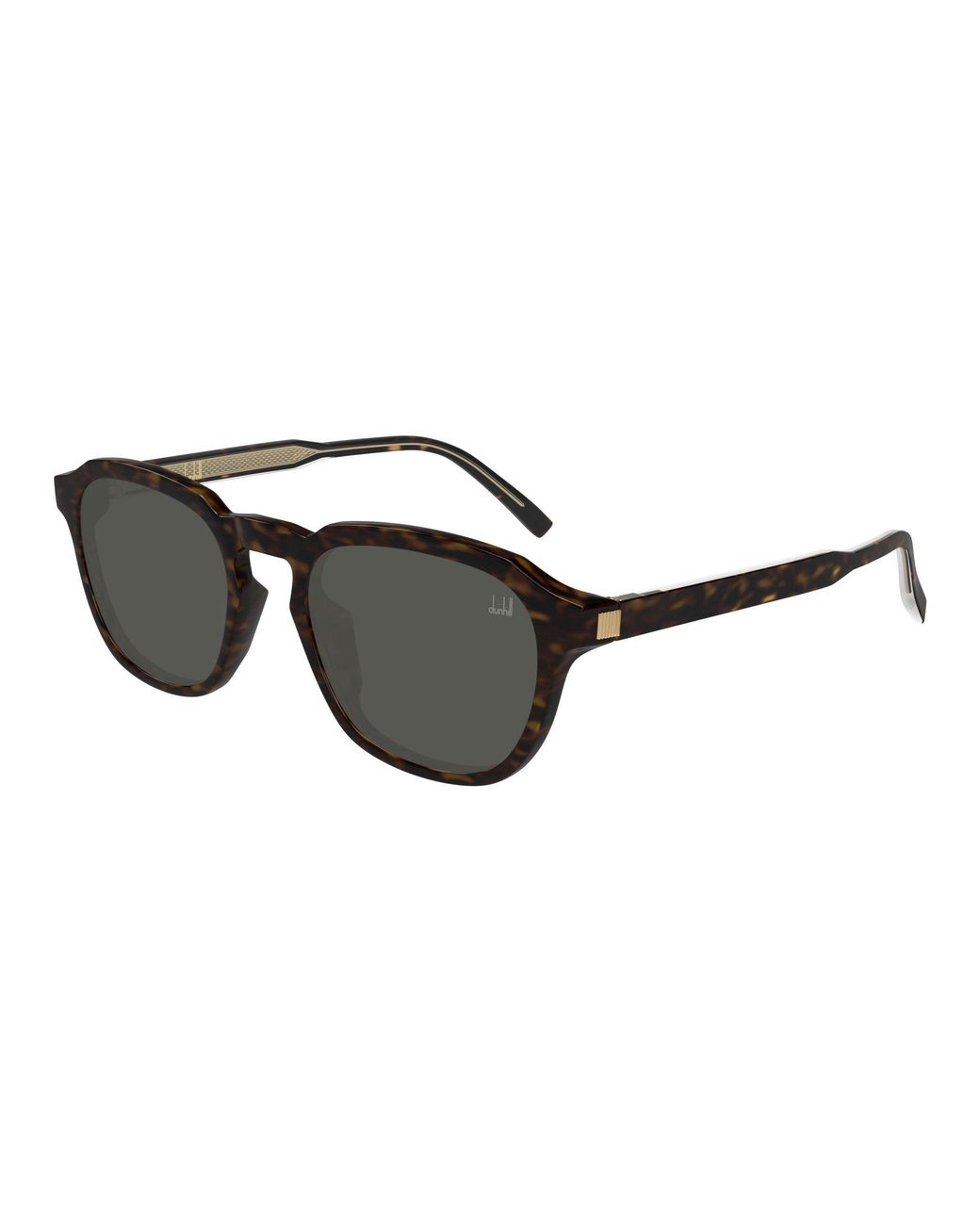 DUNHILL EYEWEAR Black Du0082Sa Round Sunglasses for men