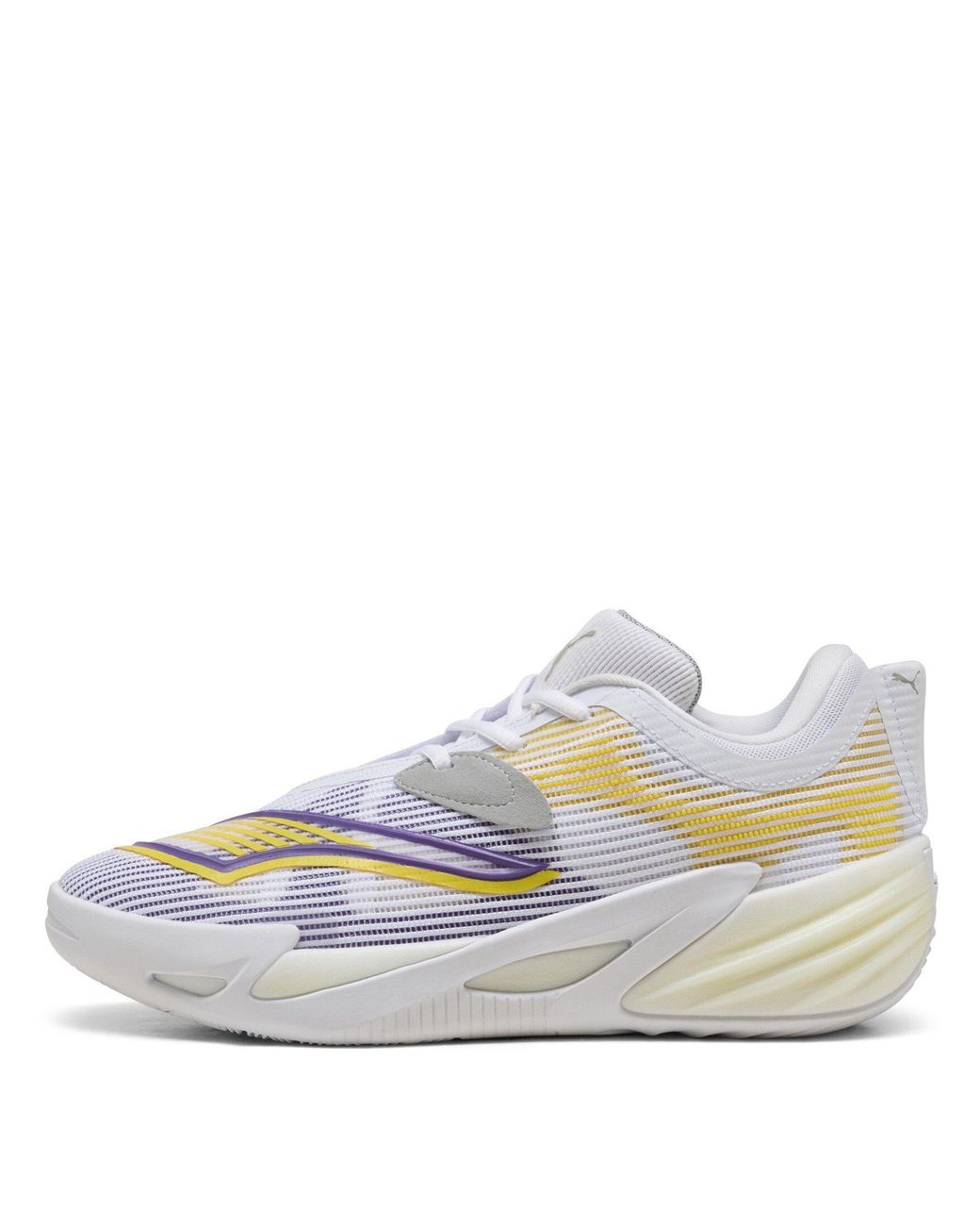 PUMA White All-Pro Nitro 2 Basketball Trainers for men