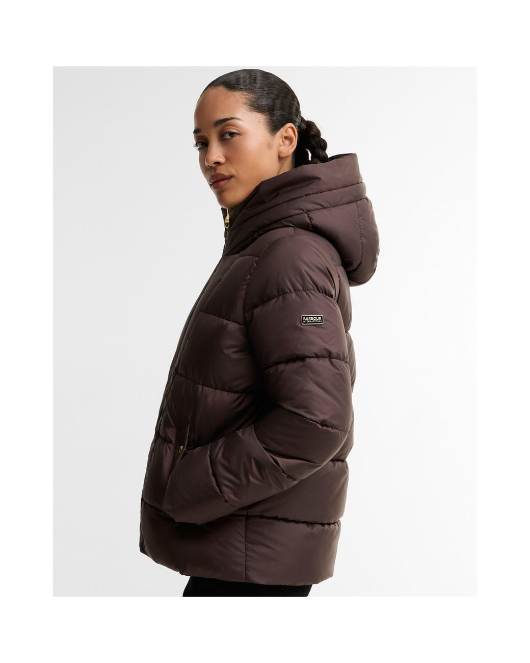 Barbour Brown B.Int Brantley Puf J Ld64