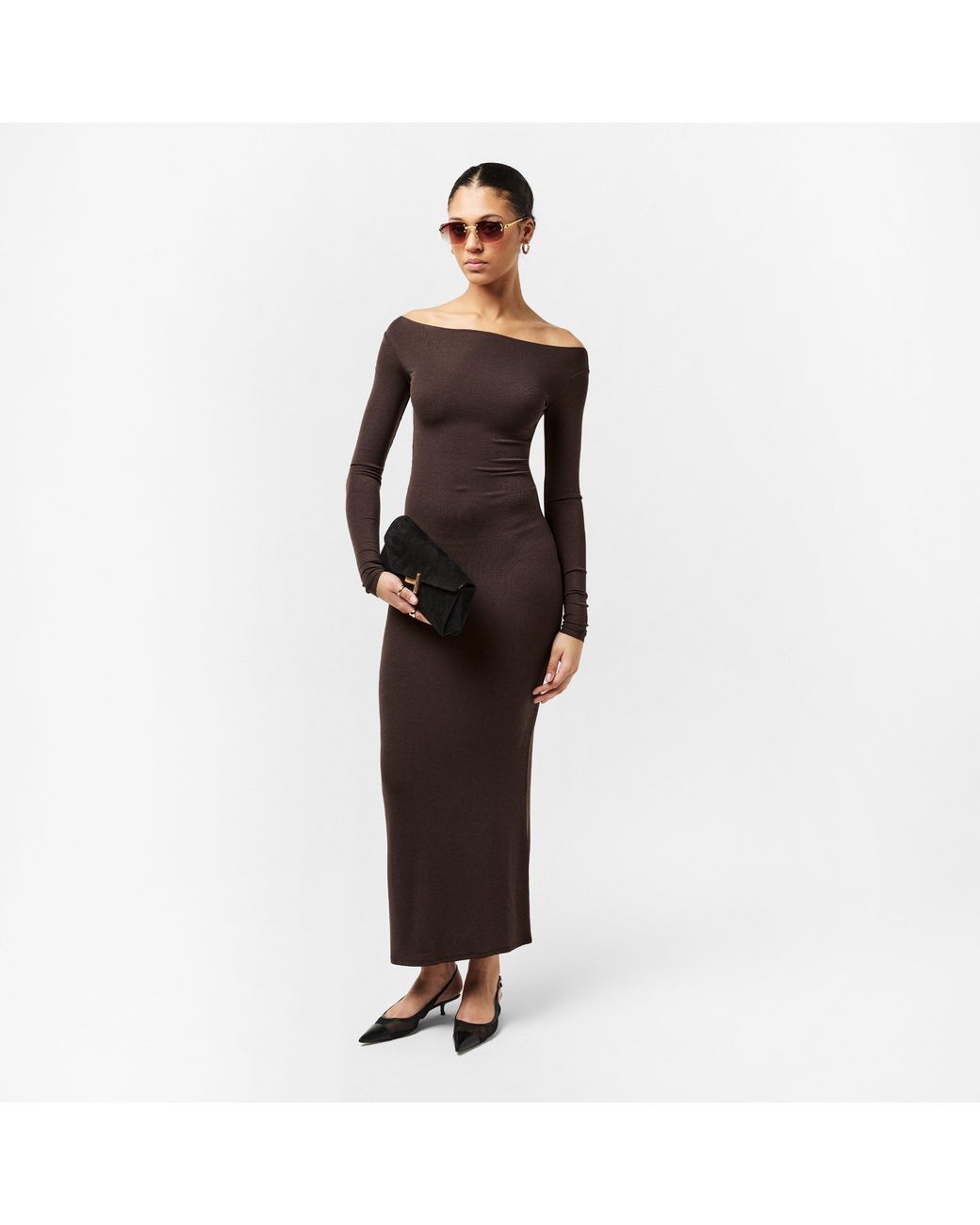 WRSTBHVR Brown Long Maxi Dress