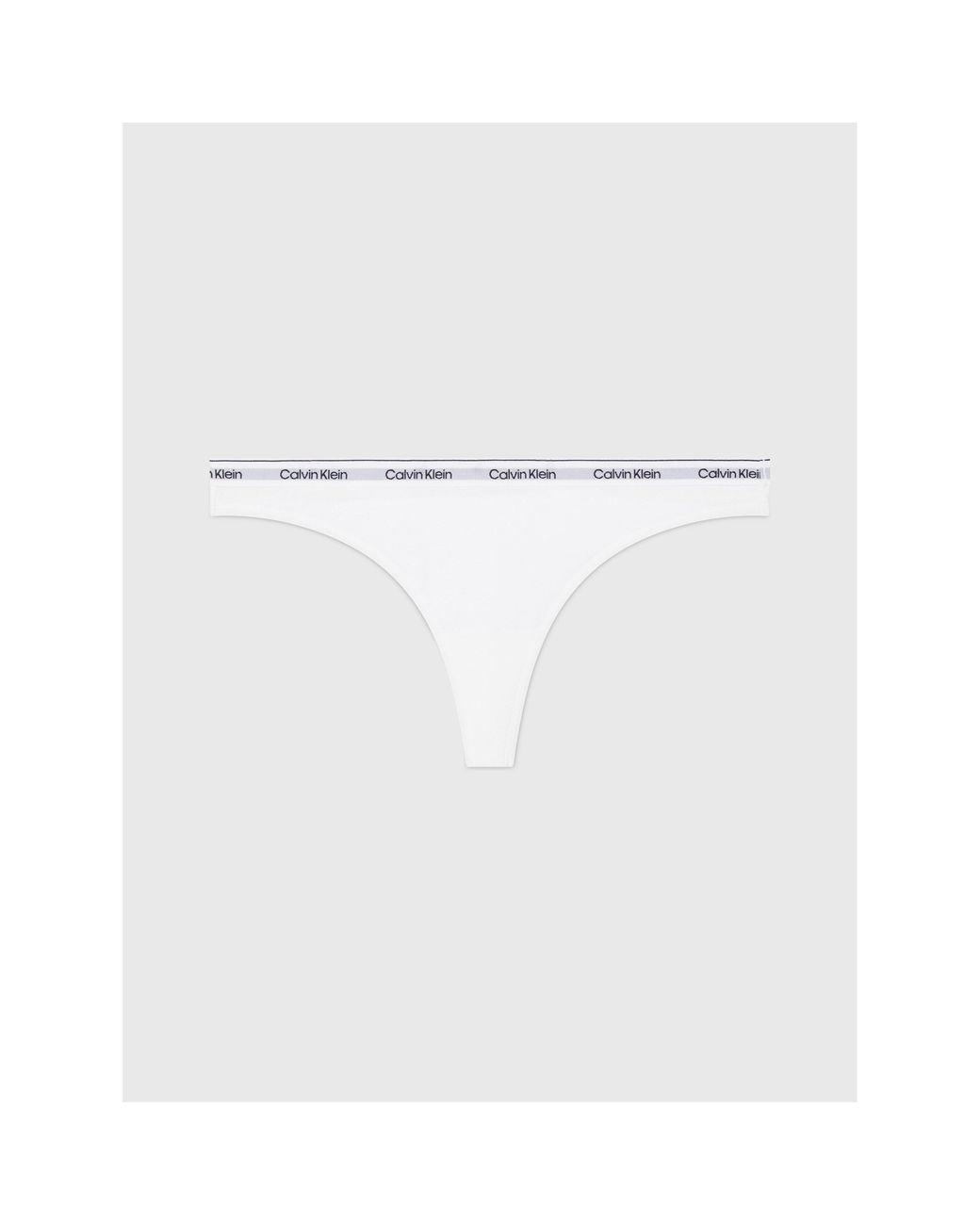 Calvin Klein White Logo Thong