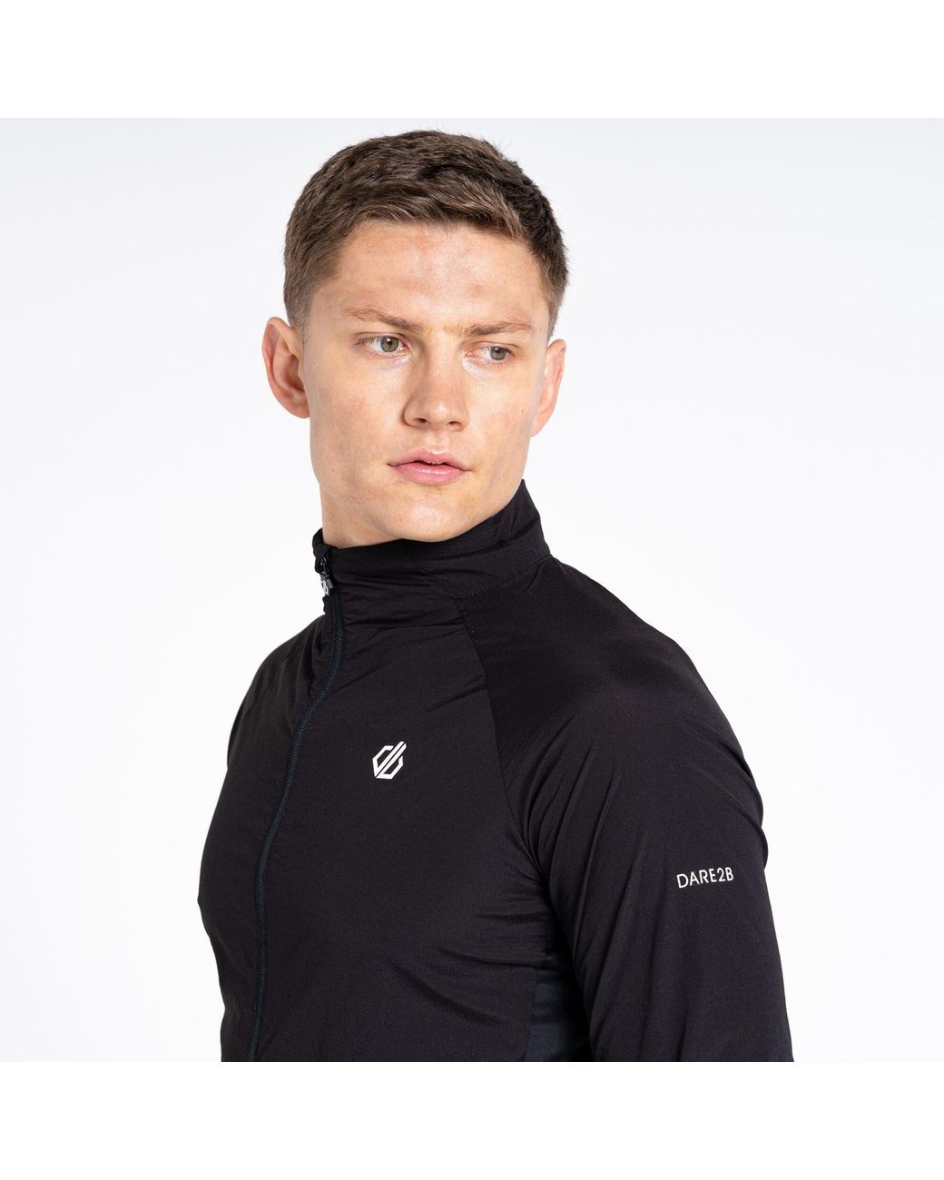 Dare 2b Black Aep Exemplary Lightweight Windshell Jacket for men