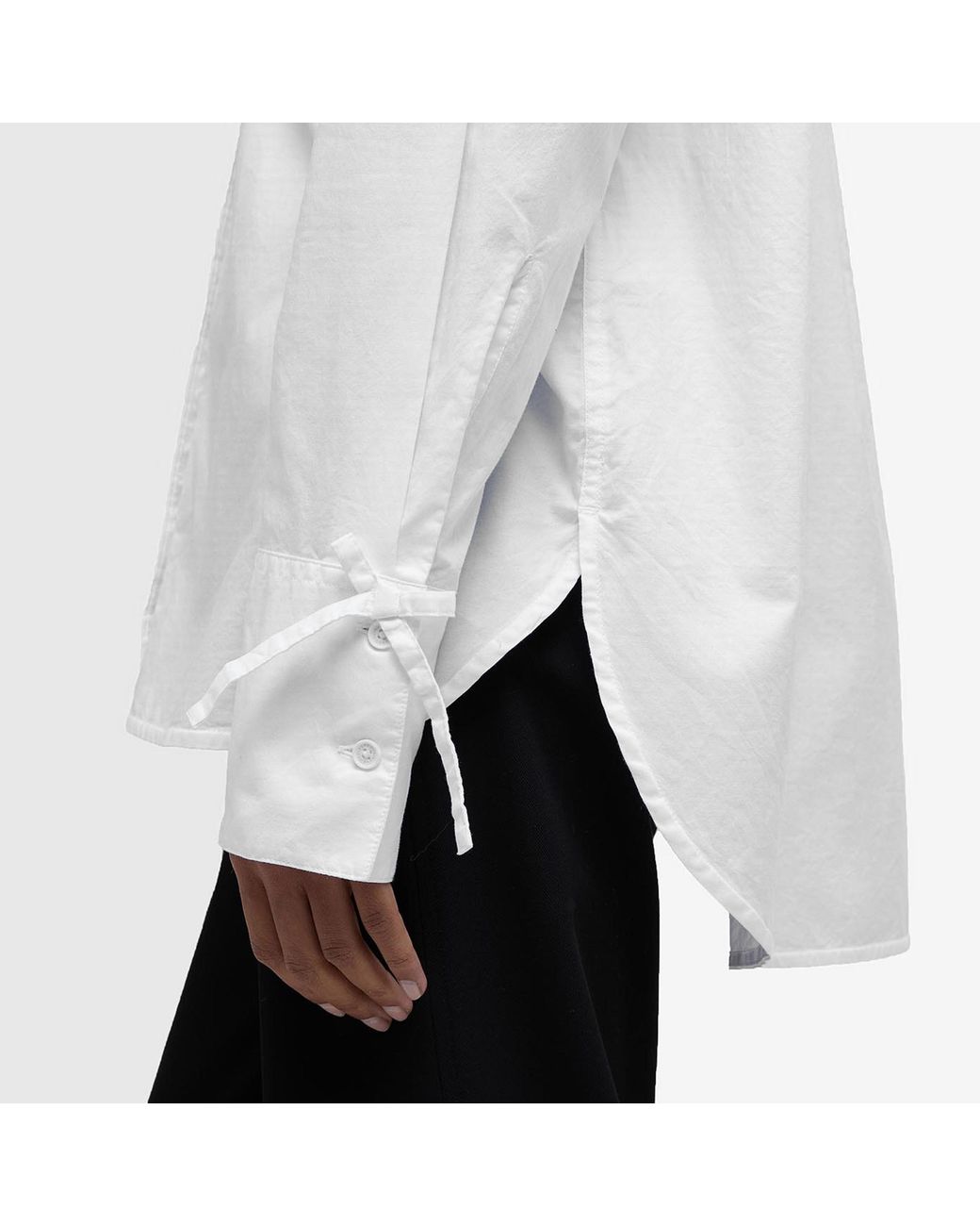 Barbour White Freya Relaxed Shirt