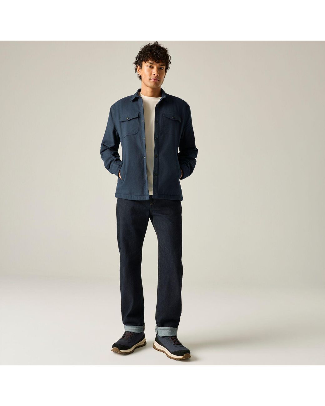 Regatta Blue Spennith Shacket for men