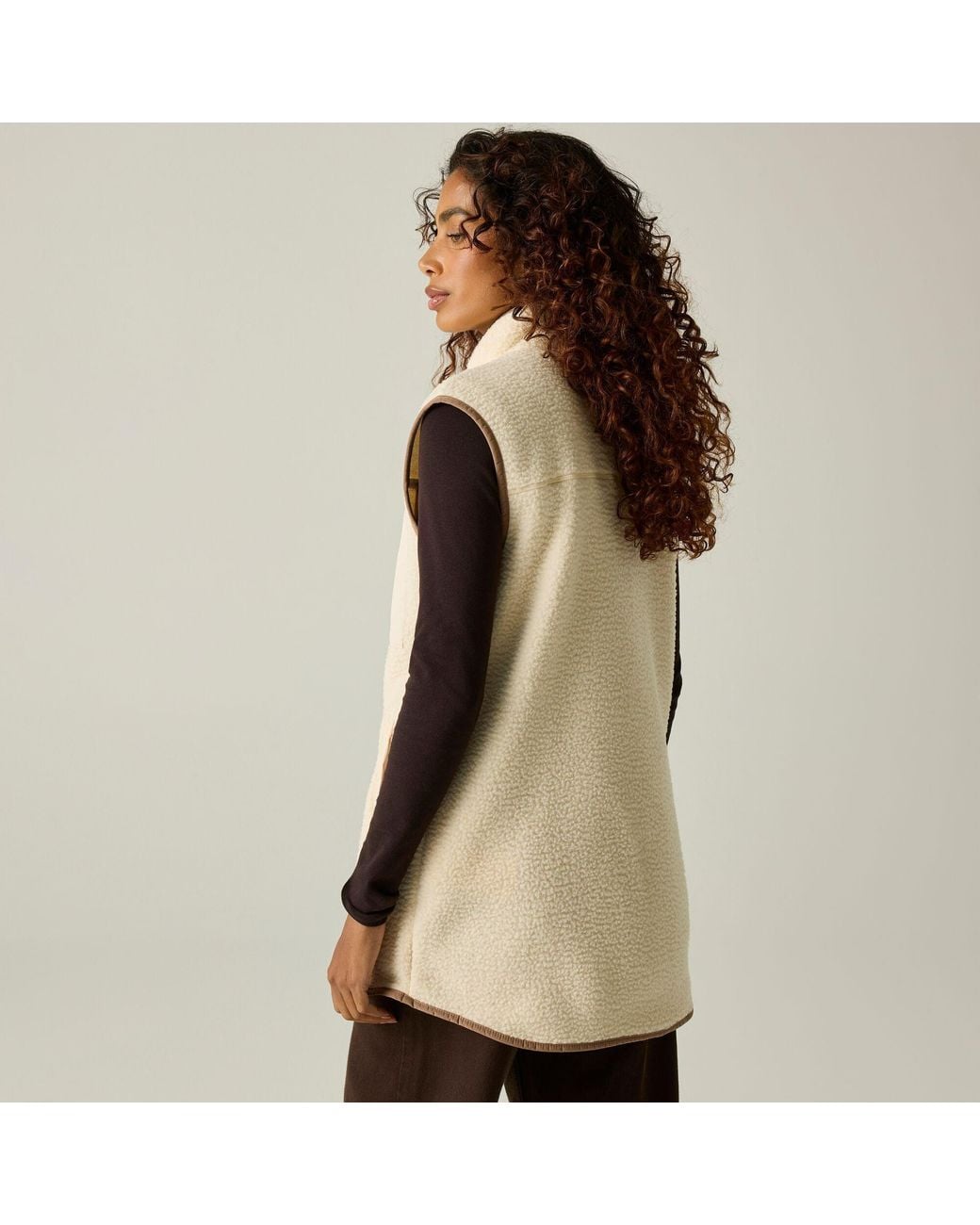 Regatta Brown Frankie Borg Longline Bodywarmer