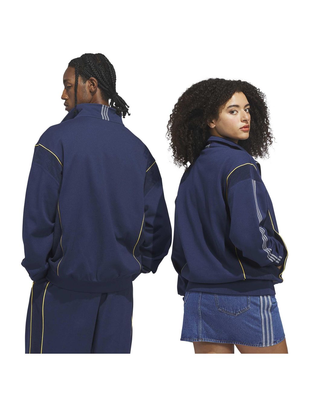 Adidas Originals Blue Tennis Tt Tracksuit Top for men