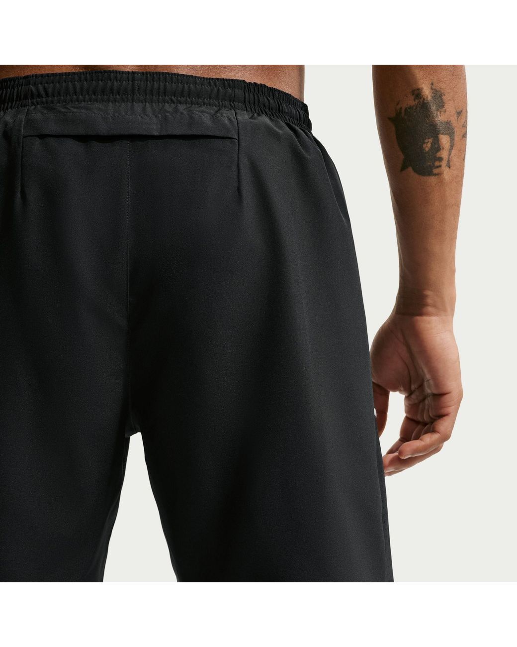 Nike Black Miler 7 Performance Running Shorts for men