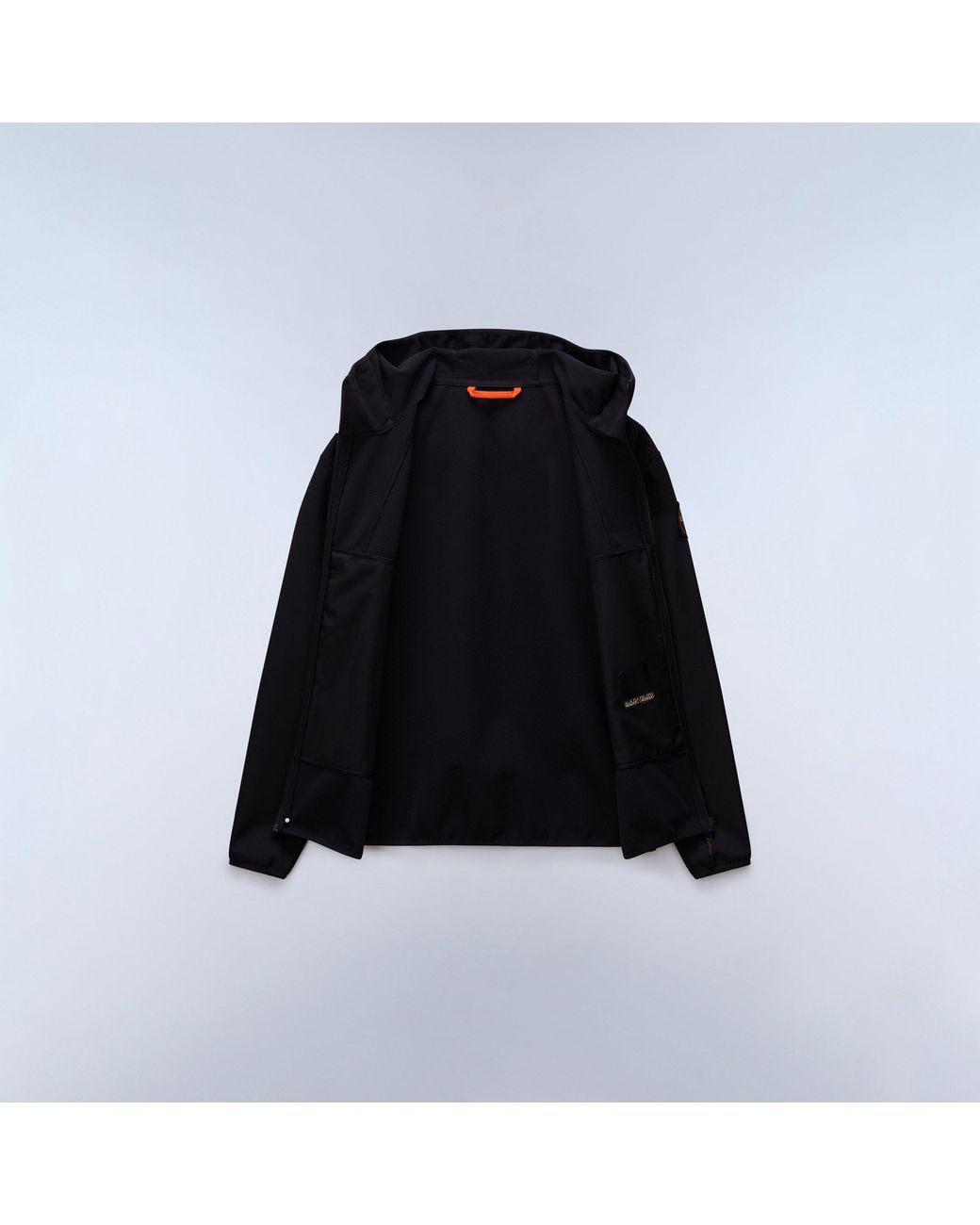 Napapijri Black Napa Biois Zip Ventilation Rain Anorak for men