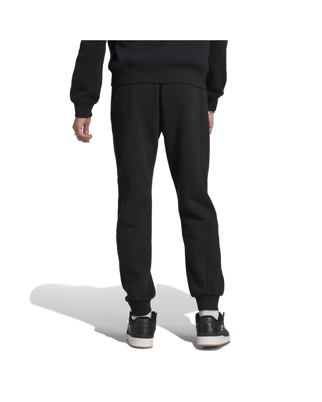 Adidas Originals Black Swap Closed Hem Woven Joggers for men