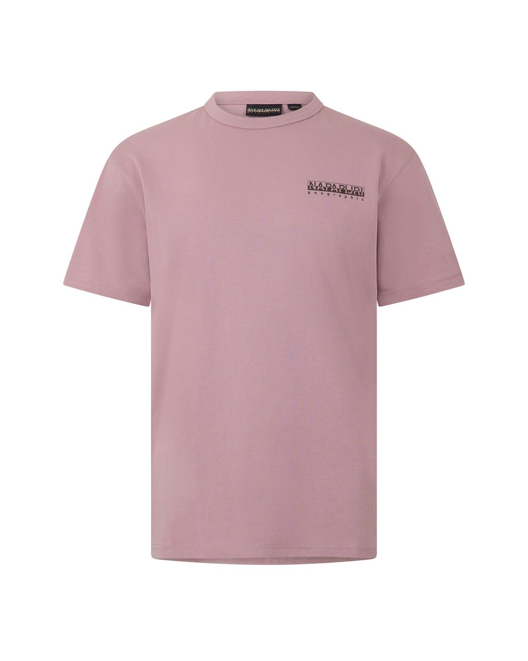 Napapijri Pink Graphic T-shirt for men