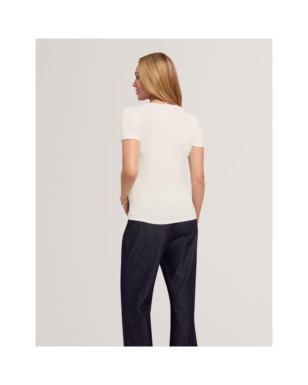 Ted Baker White Ted Floral Print Tee Ld71
