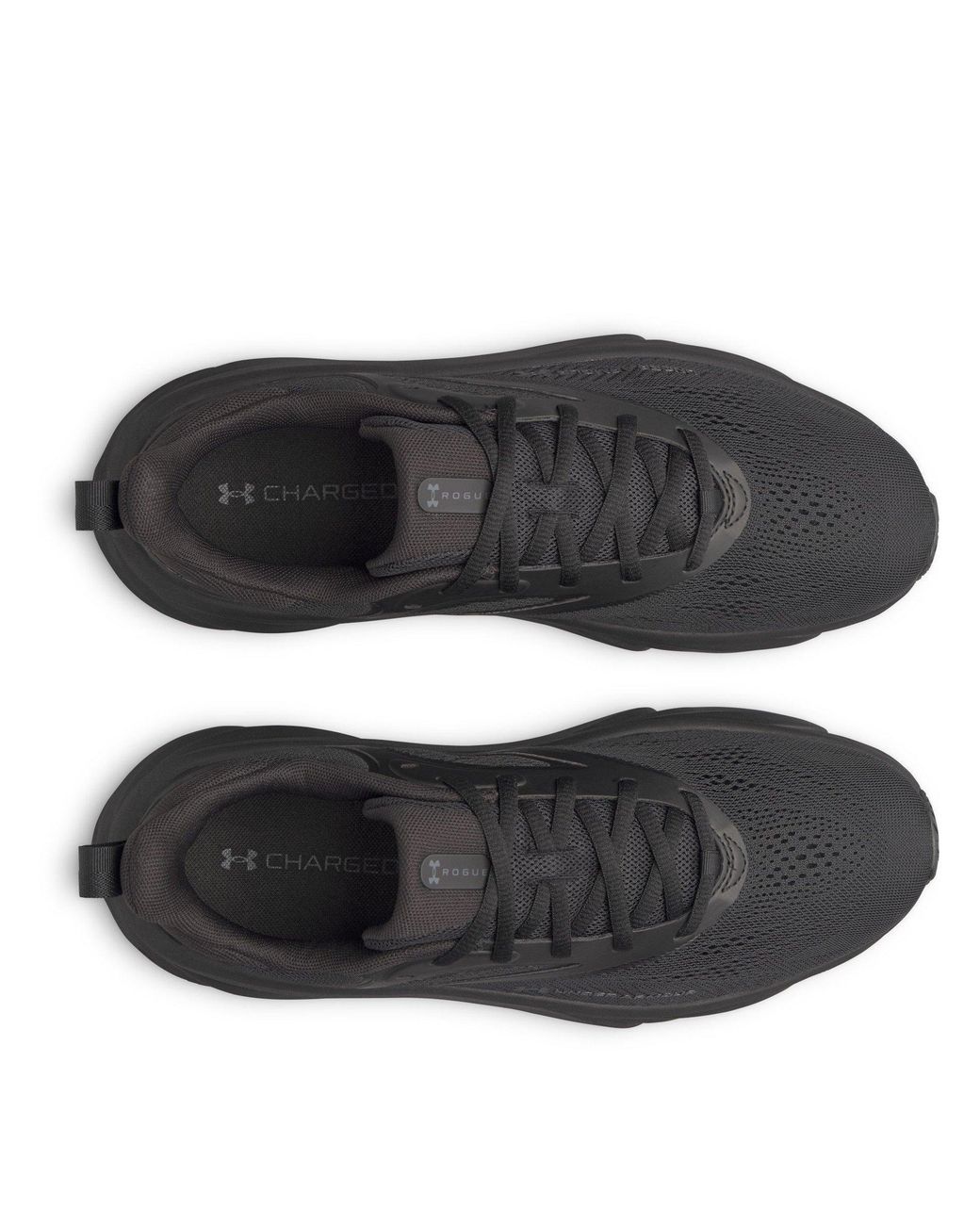 Under Armour Black Charged+ Rogue 6 Running Shoes for men