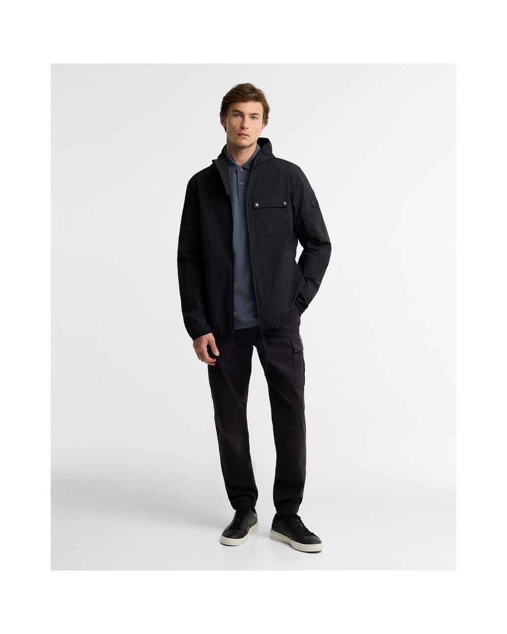 Barbour Black Dalliston Slim-Fit Rain Jacket for men