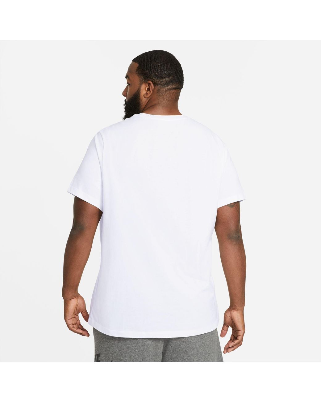 Nike White Sportswear Club T-Shirt for men