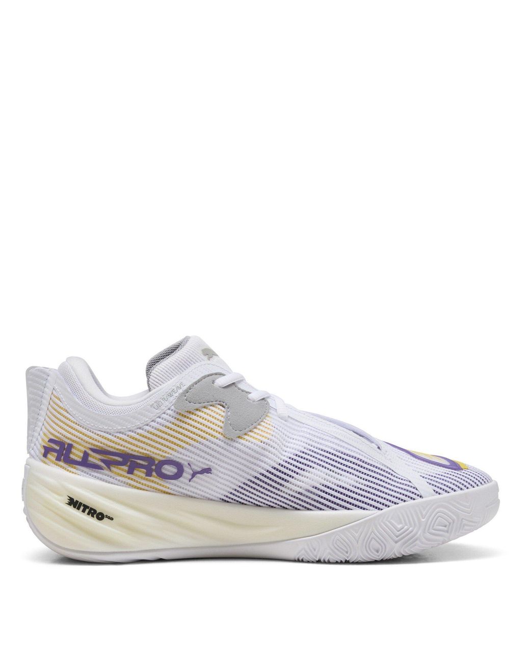 PUMA White All-Pro Nitro 2 Basketball Trainers for men