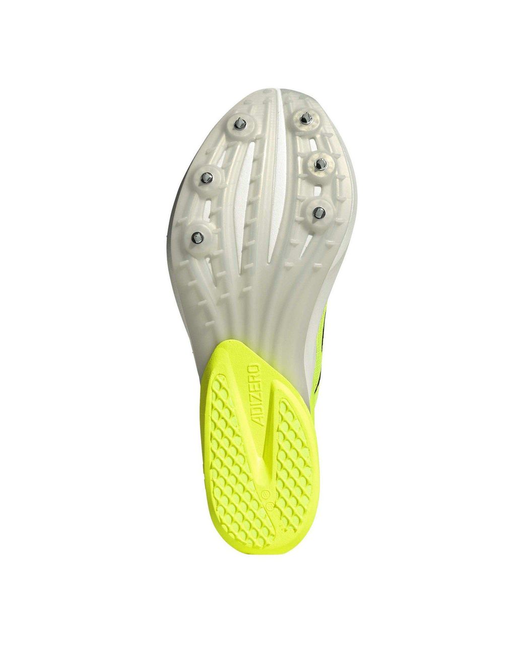 Adidas Yellow Adizero Avanti 99 Running Spikes