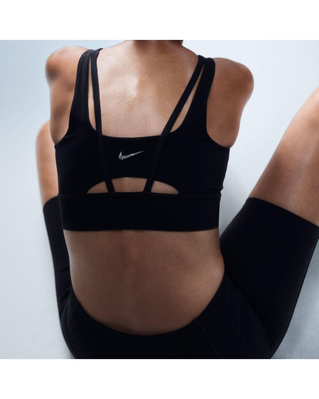 Nike Black Non Wired Medium Impact Sports Bra