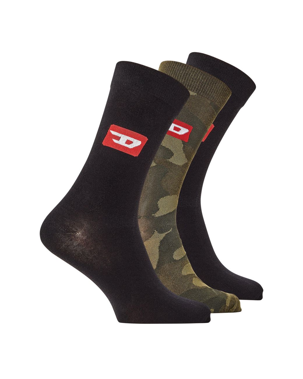 DIESEL Black Trainer Ankle Socks for men