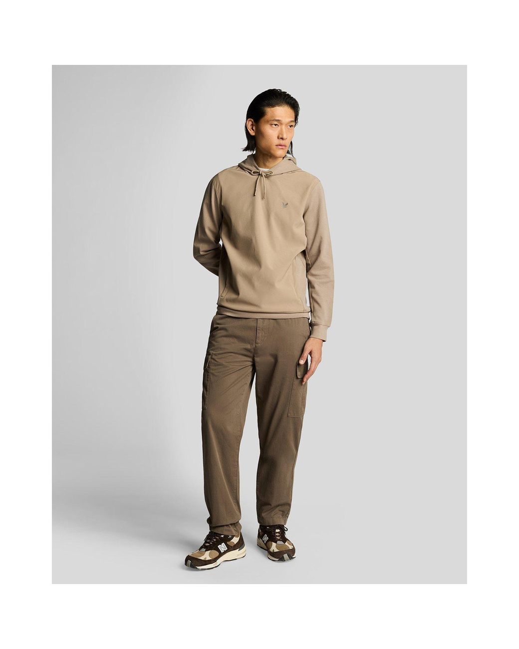 Lyle & Scott Gray Cargo Trousers for men