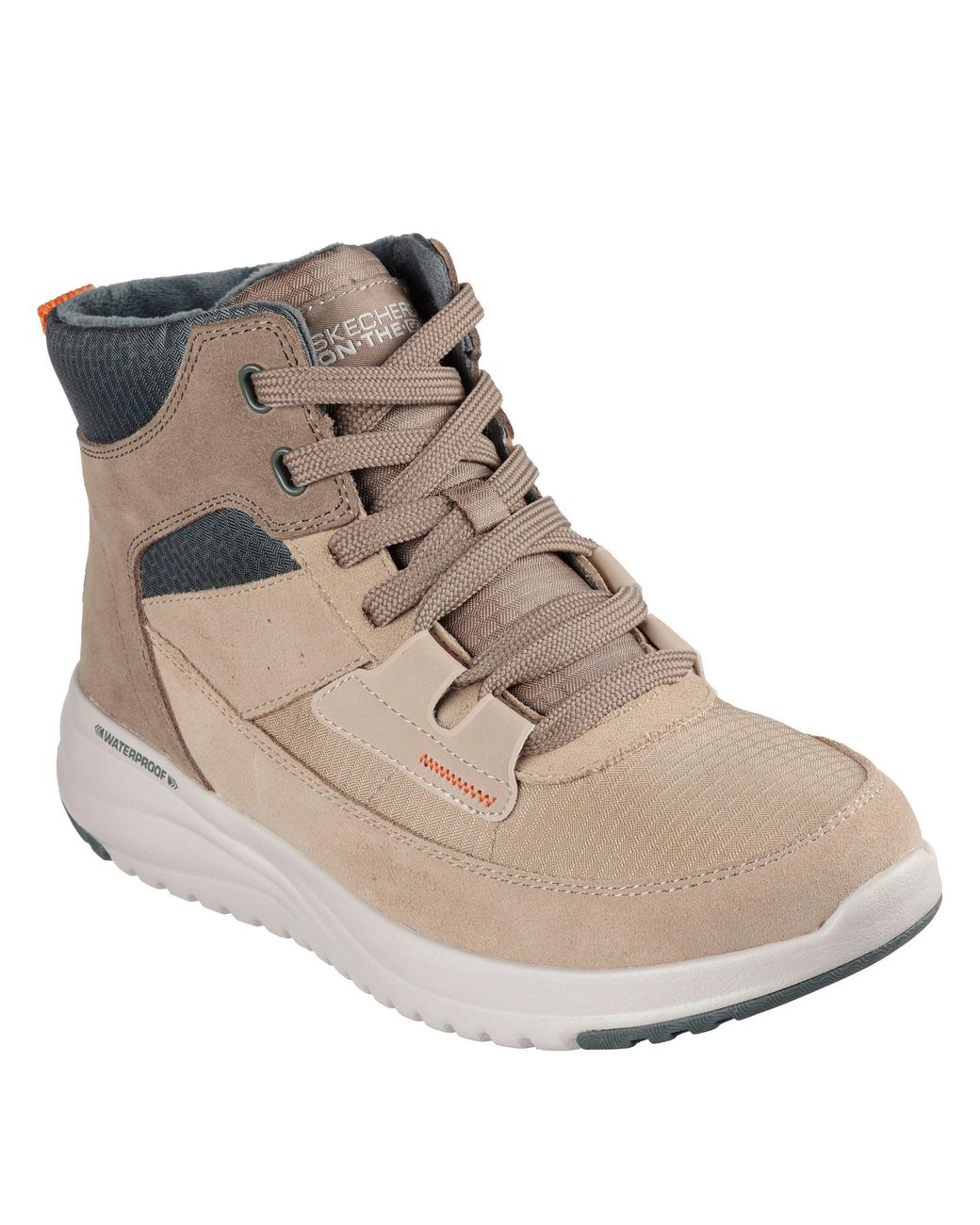 Skechers Brown High-Top Trainers