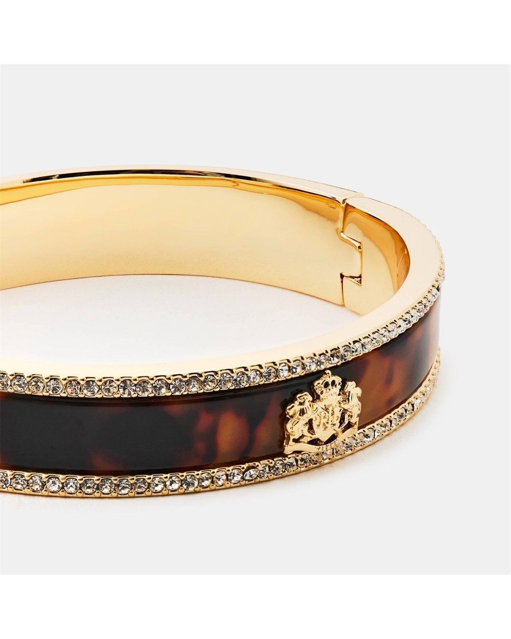 Ralph Lauren Multicolor Tortoise & Crest Logo Bangle