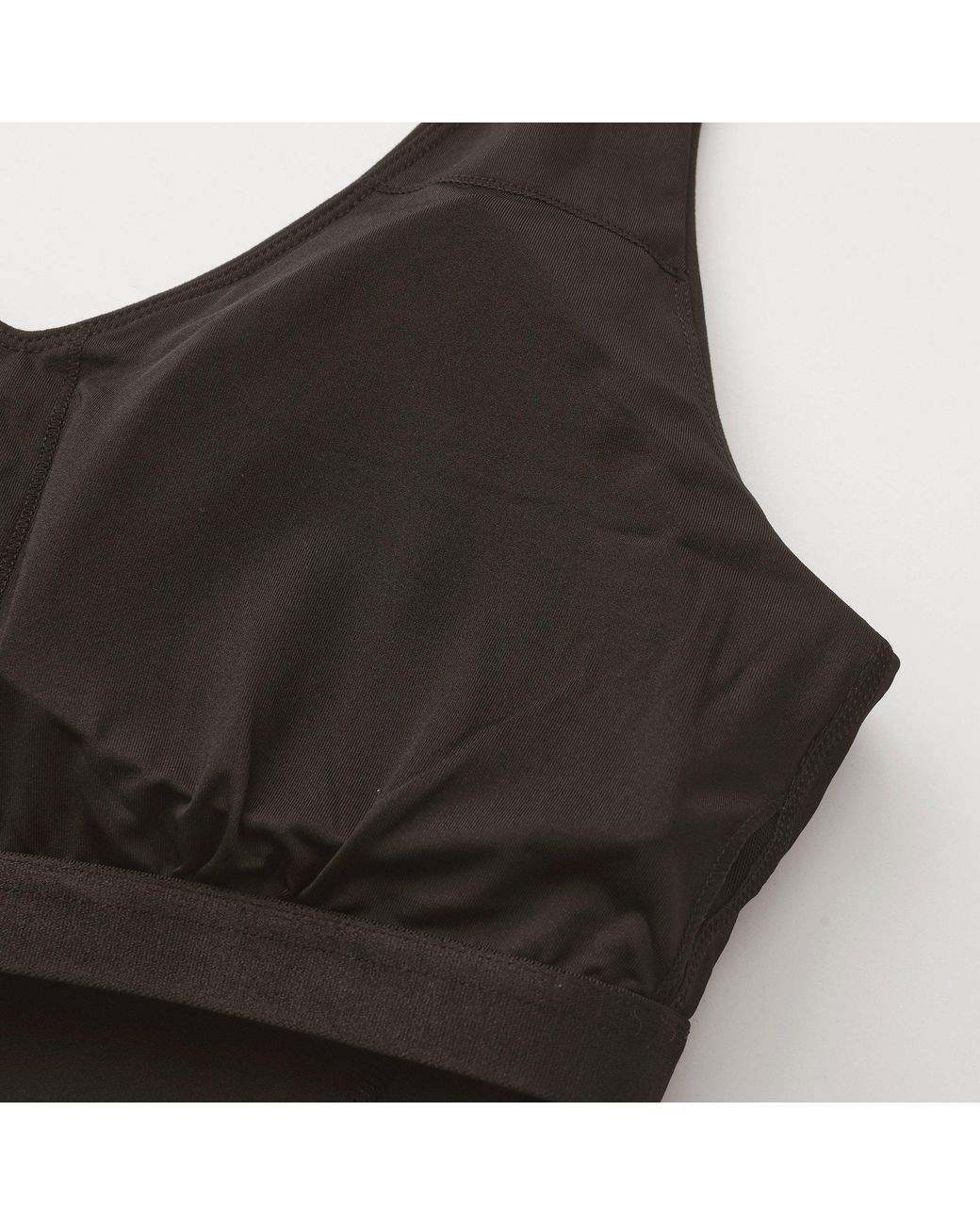 La Gear Black V-Neck Active Tank Top