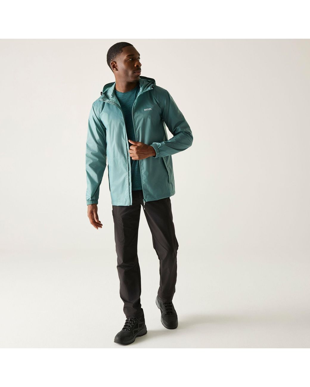 Regatta Green Pack-It Iii Waterproof Jacket for men