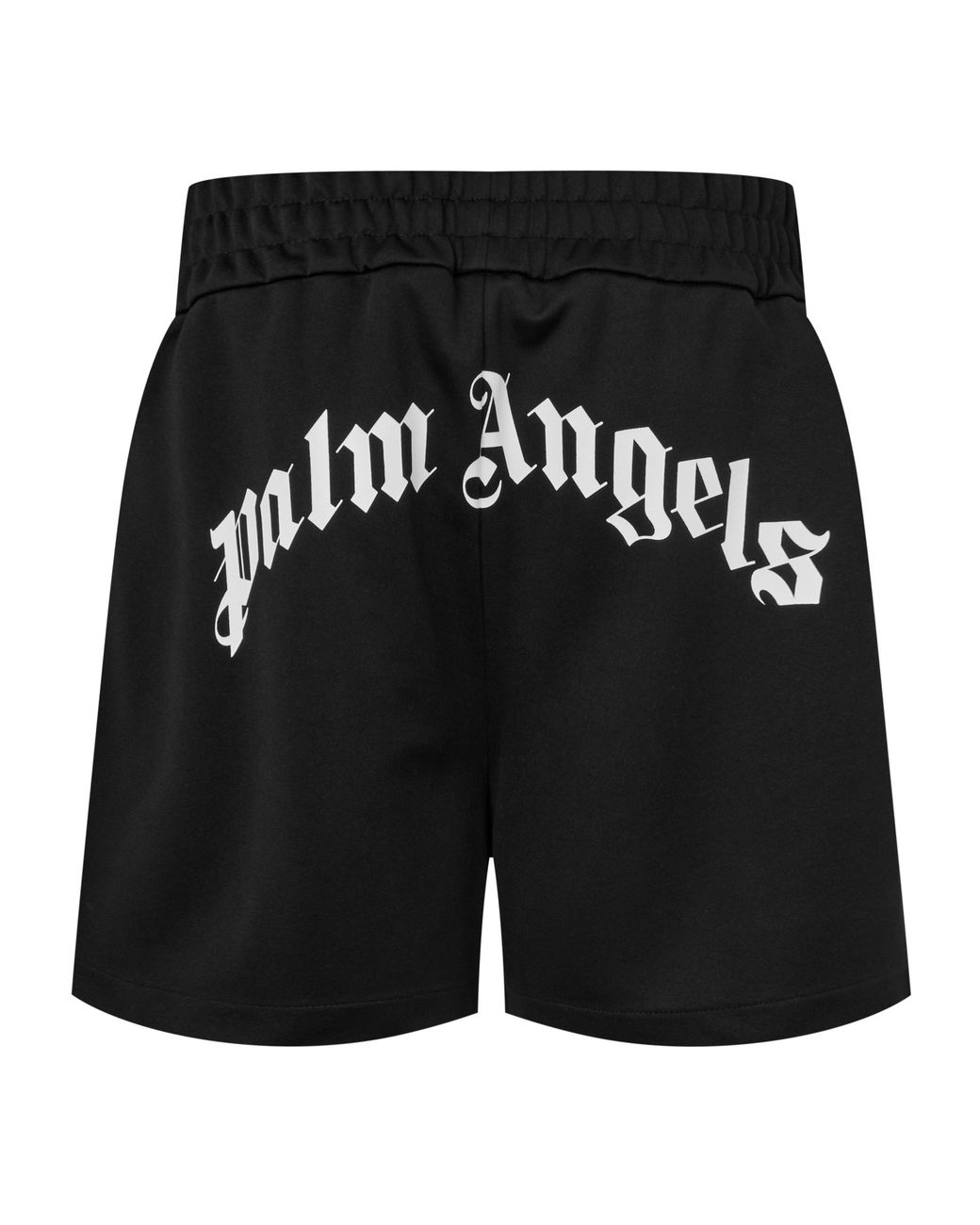 Palm Angels Black Logo Track Shorts for men