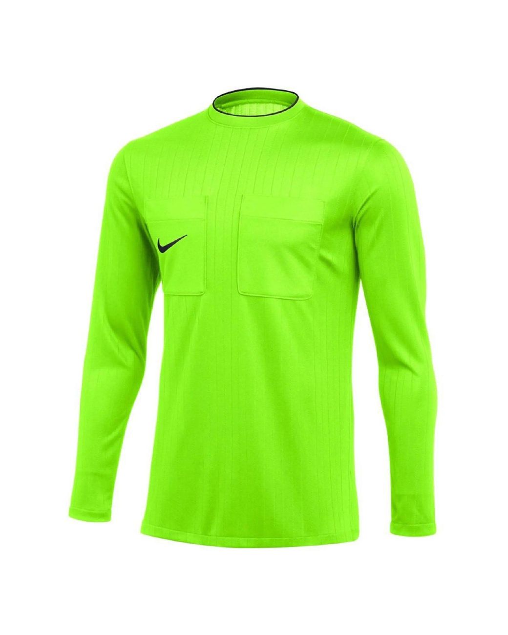 Nike Green Long-Sleeve Dri-Fit Crew-Neck Referee Shirt for men