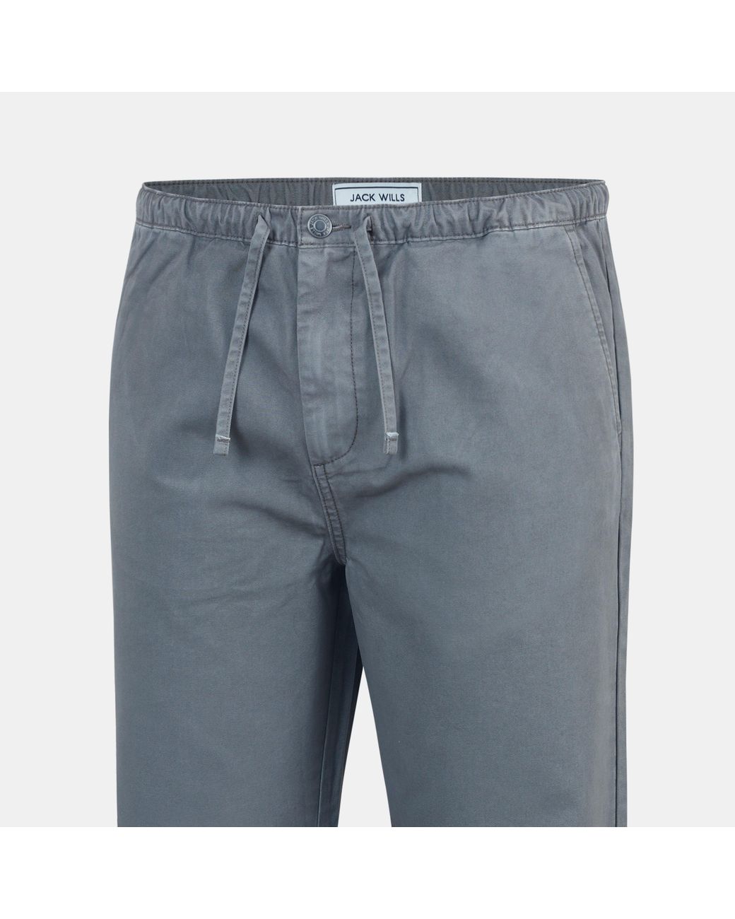 Jack Wills Blue Canvas Wide Leg Trousers for men