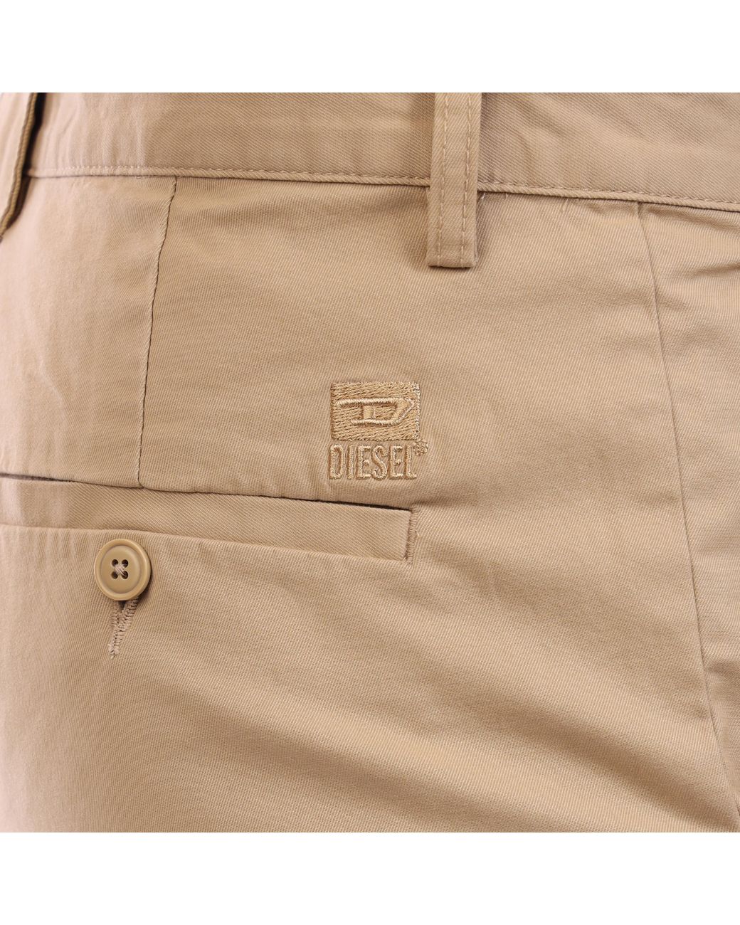 DIESEL Natural Straight Leg Trousers for men