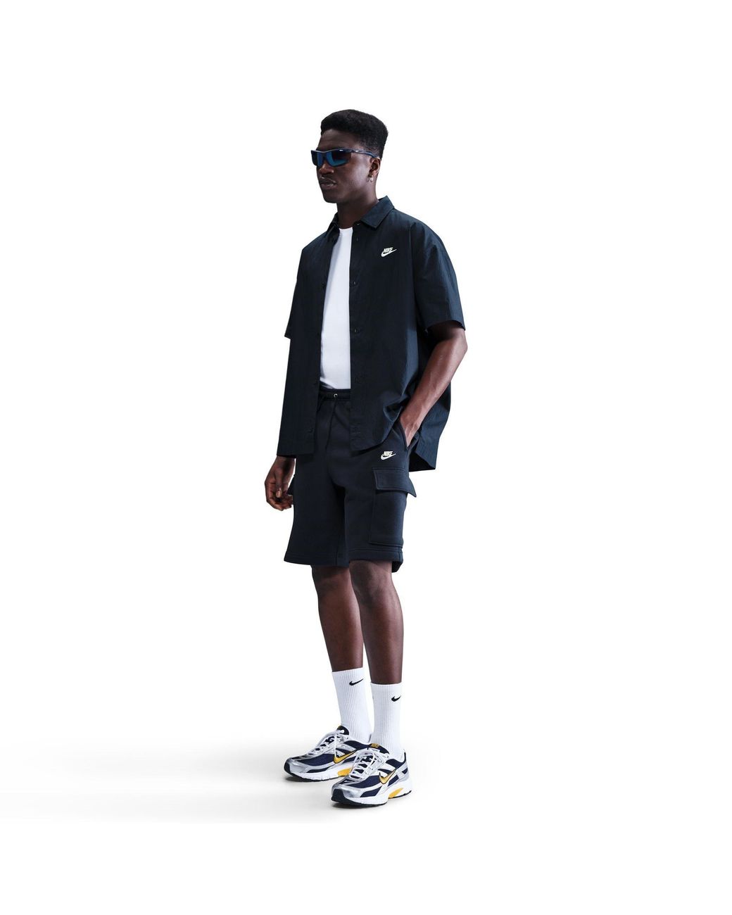 Nike Blue Sportswear Club Cargo Shorts for men