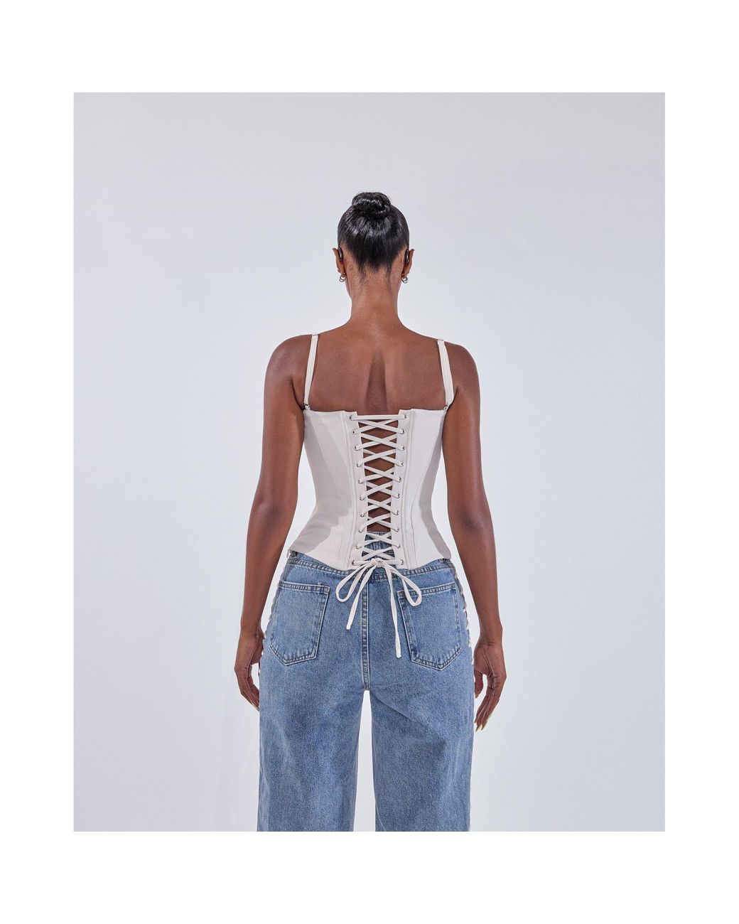 Mars the Label White Everly Corset
