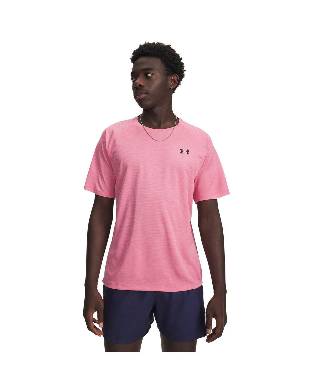 Under Armour Pink Tech 2.0 Short Sleeve T-Shirt for men