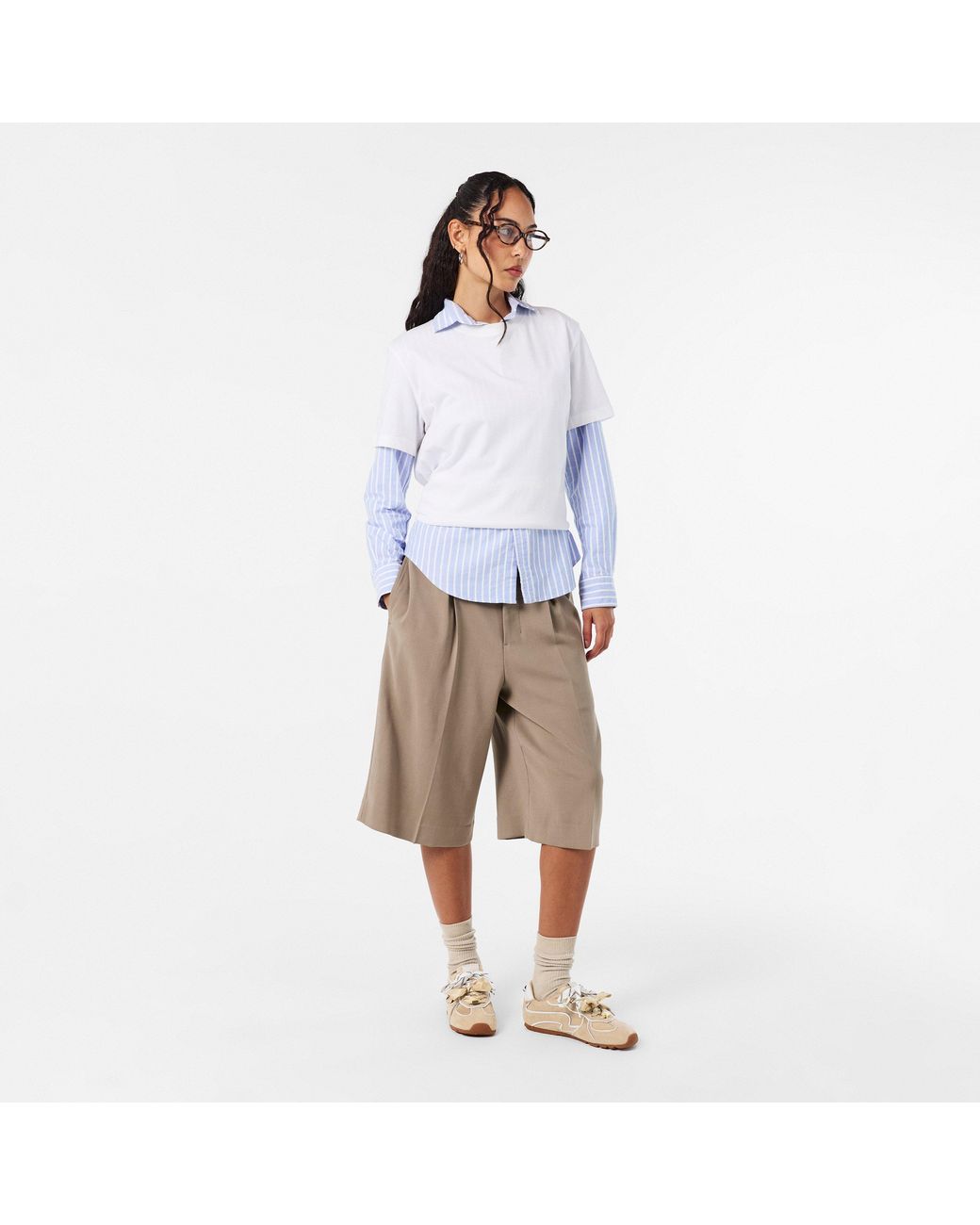 Naked Wolfe Natural Adored Low-Top Trainers