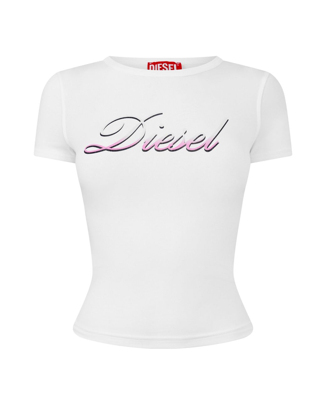 DIESEL White Versatile Cropped T-Shirt