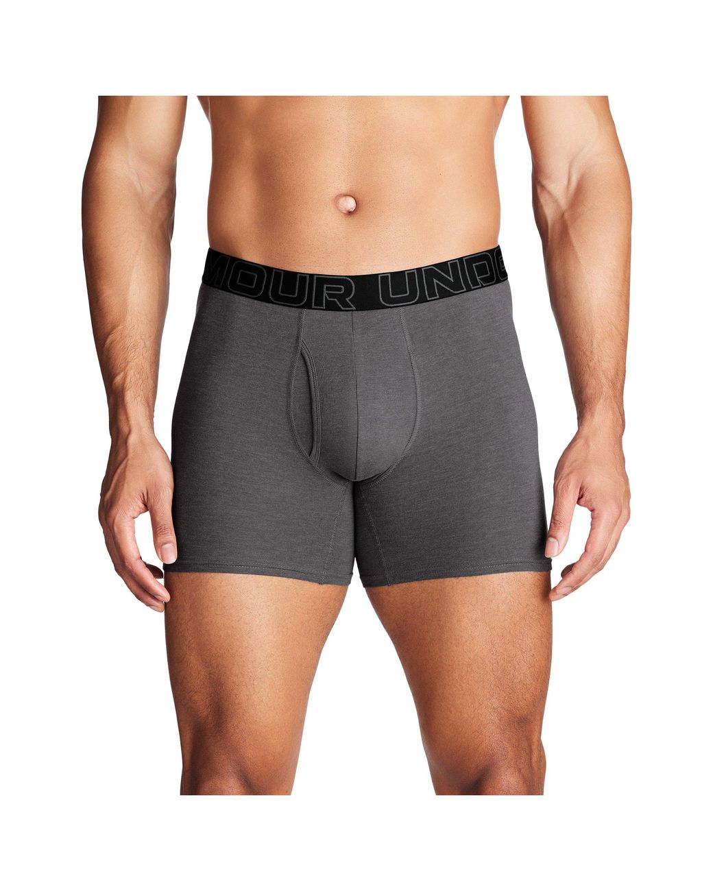 Under Armour Black Logo Boxers 3-Pack for men