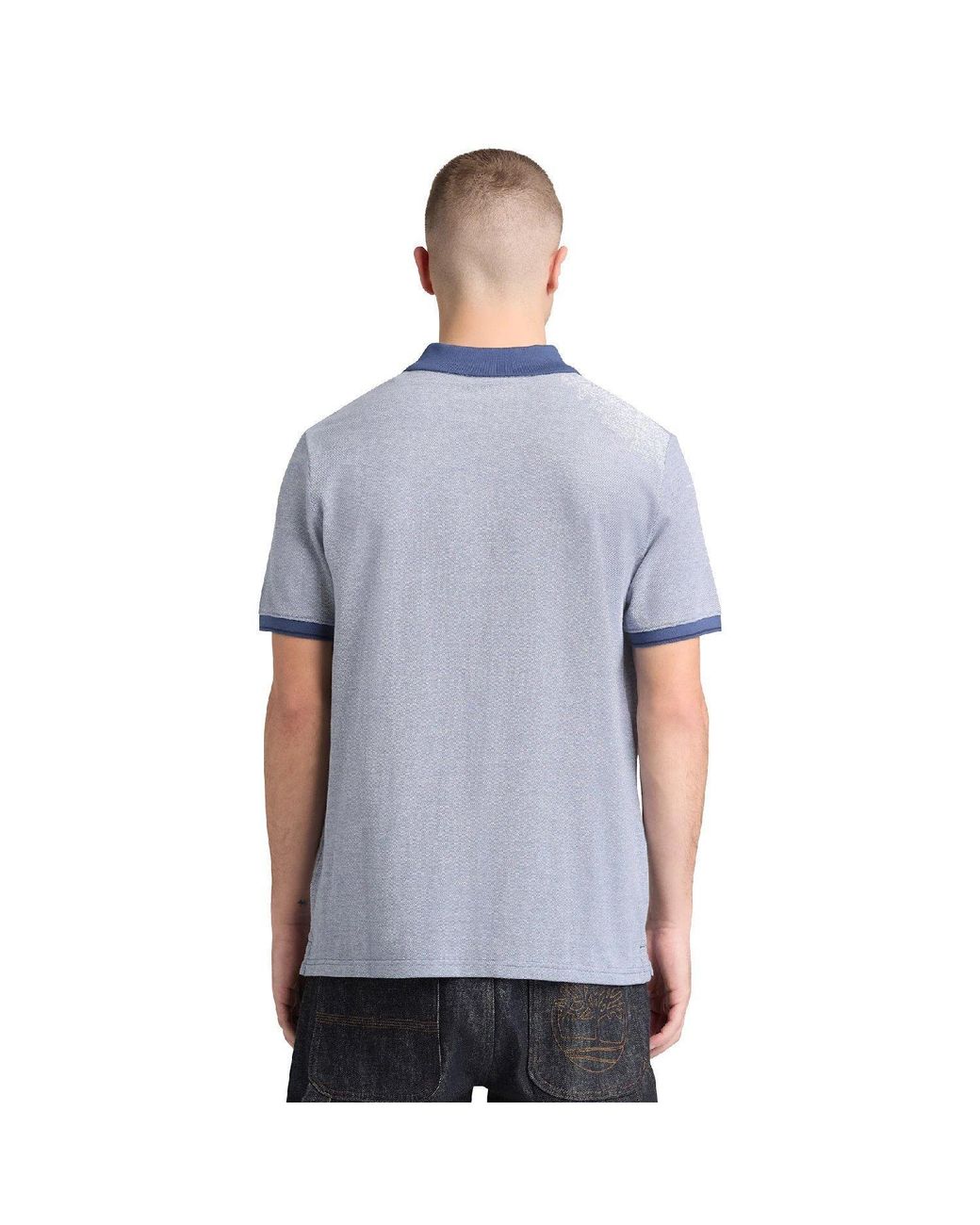 Timberland Blue Oyster River Oxford Polo Shirt for men