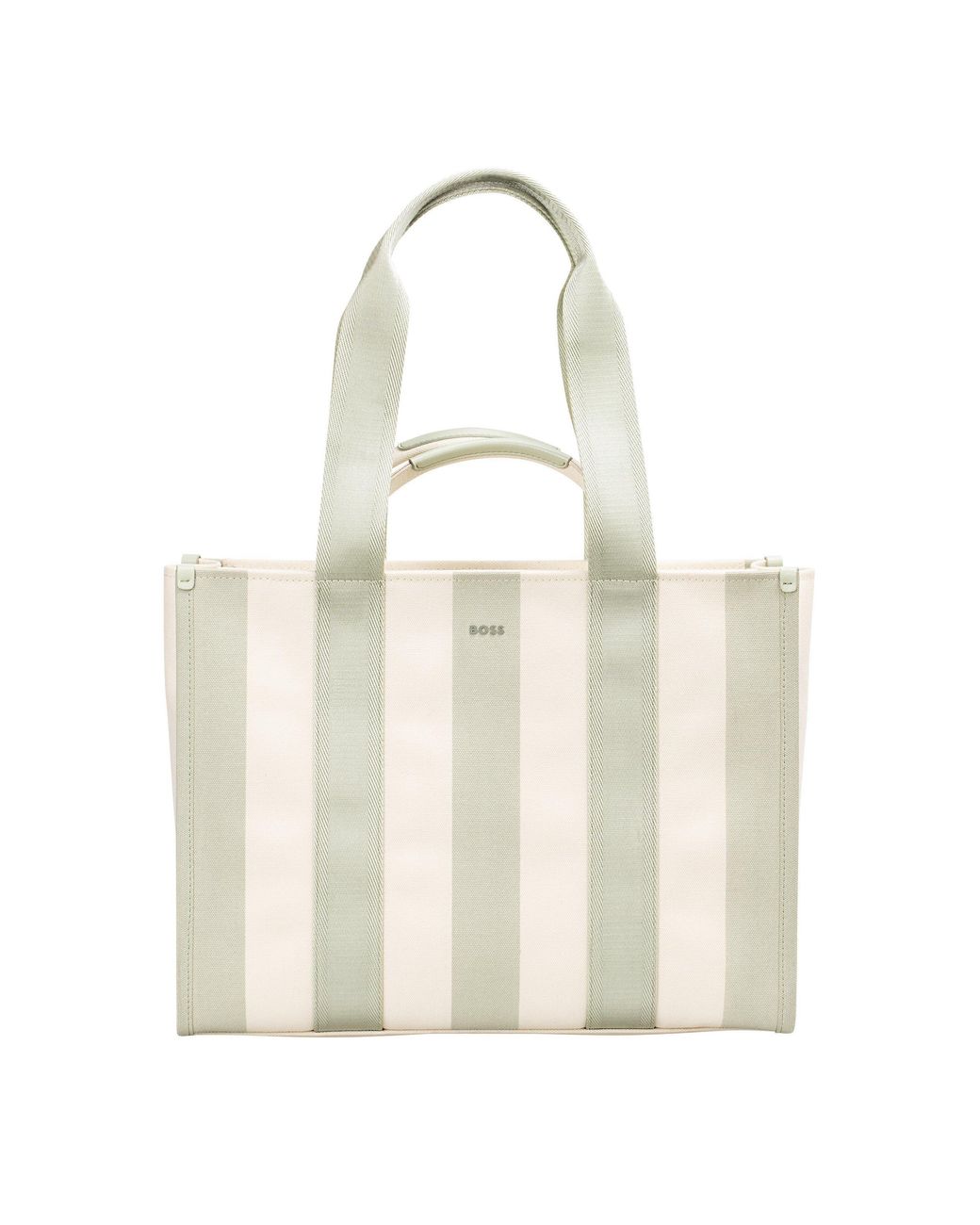 Boss White Tote Bag