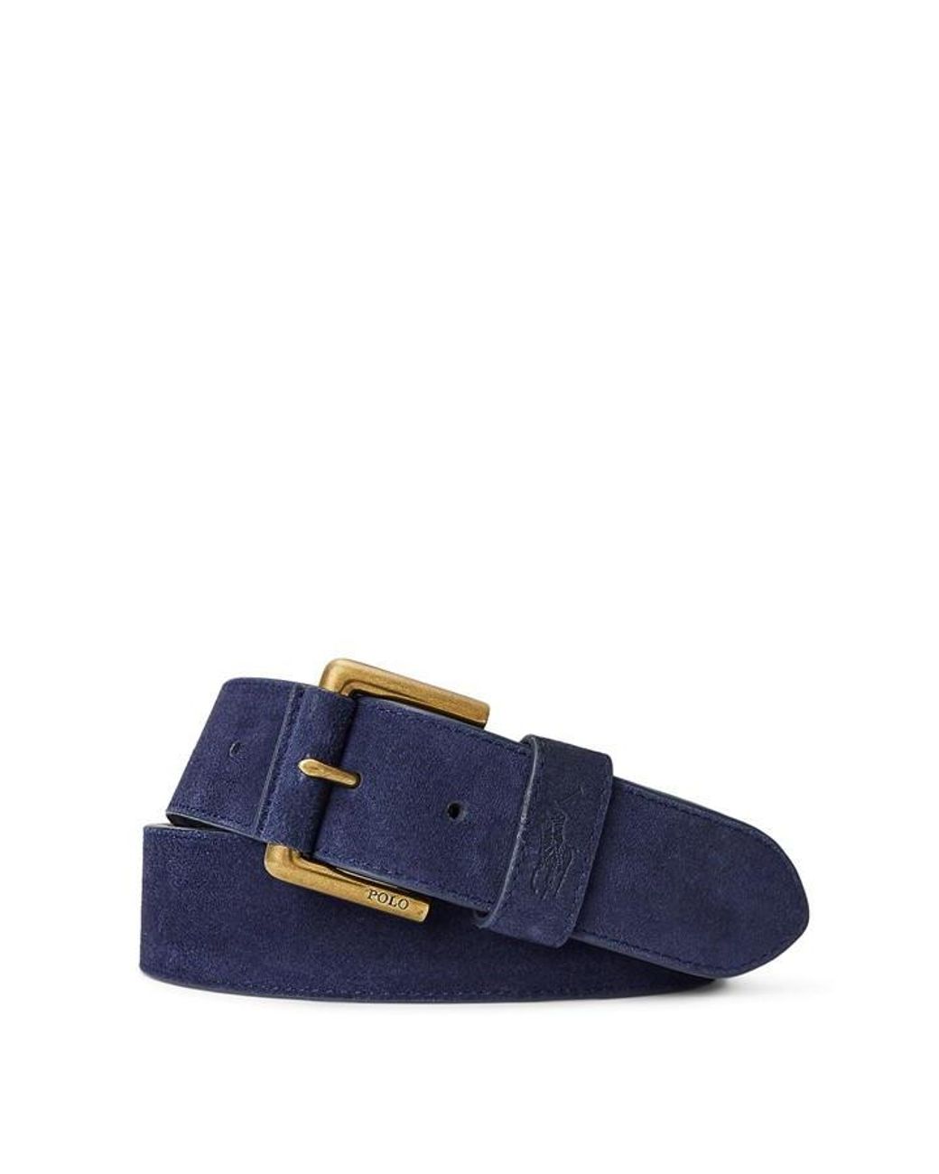 Polo suede belt cheap
