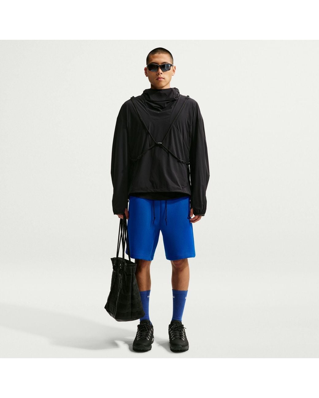 Nike Blue Sportswear Tech Fleece Shorts for men