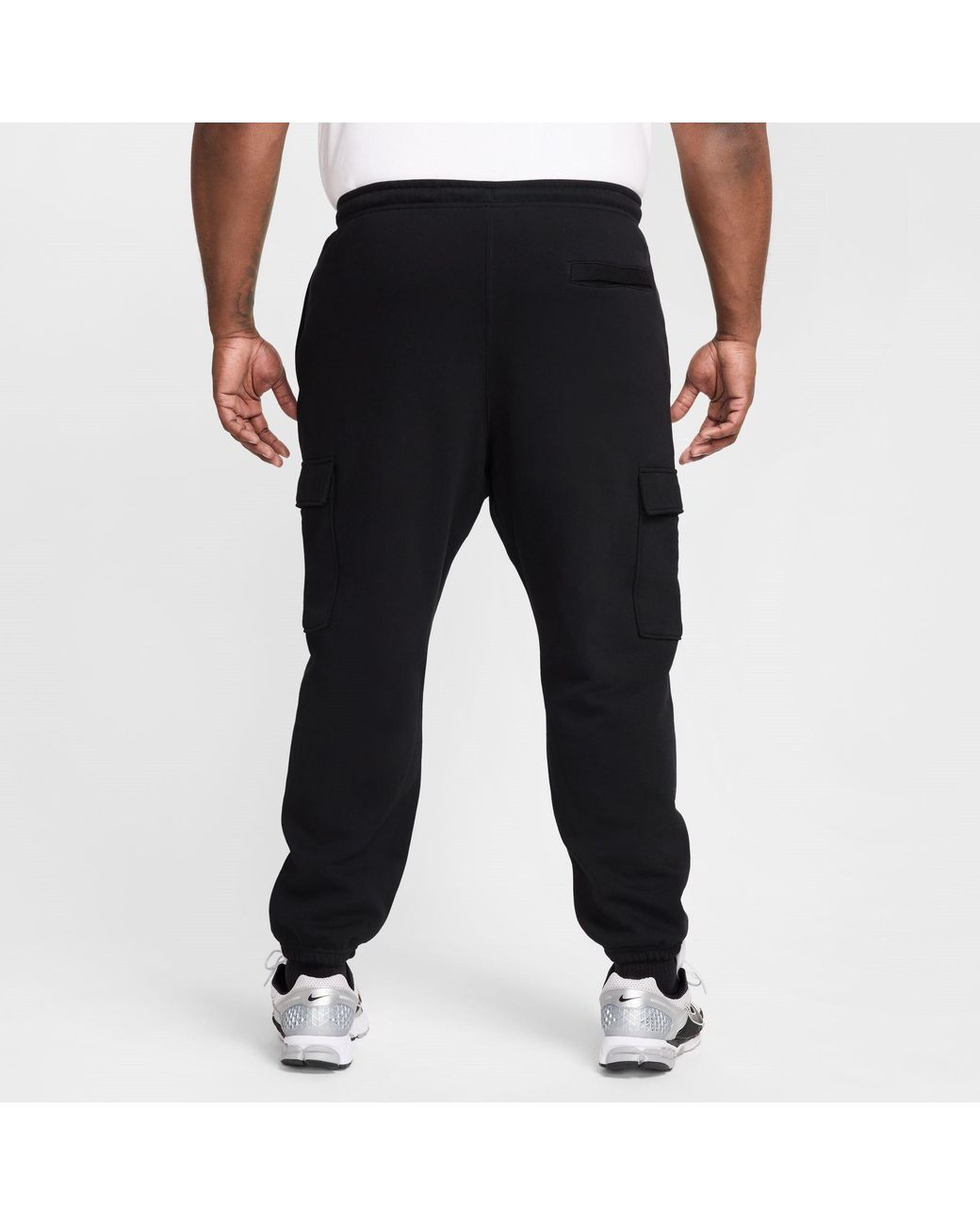 Nike Black Sportswear Club Fleece Cargo Pants for men