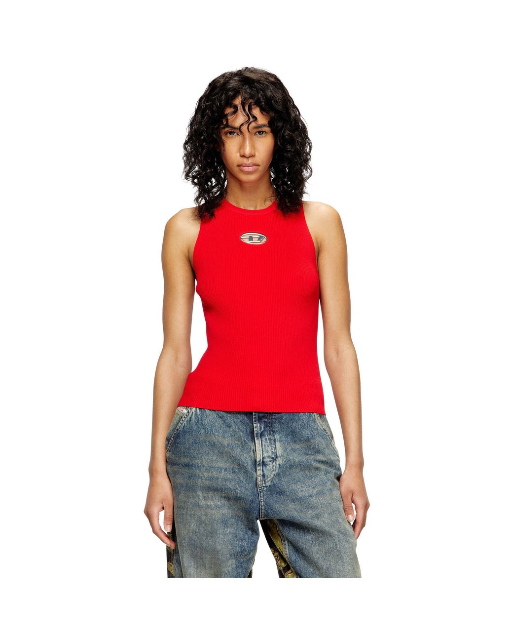 DIESEL Red M-Caddix Top
