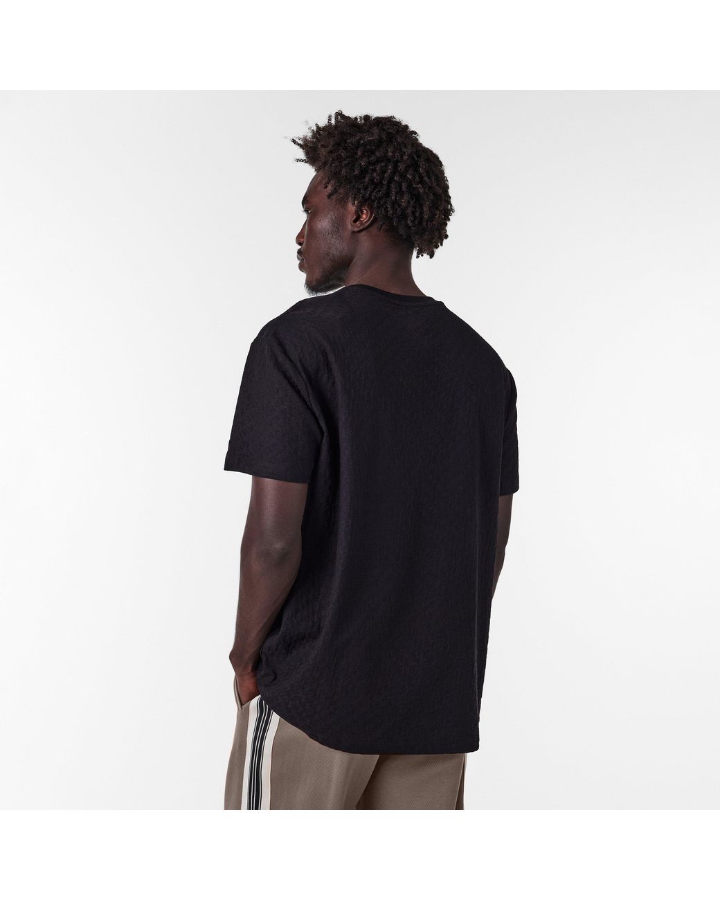 ARMANI EXCHANGE Black Regular Fit T-Shirt for men