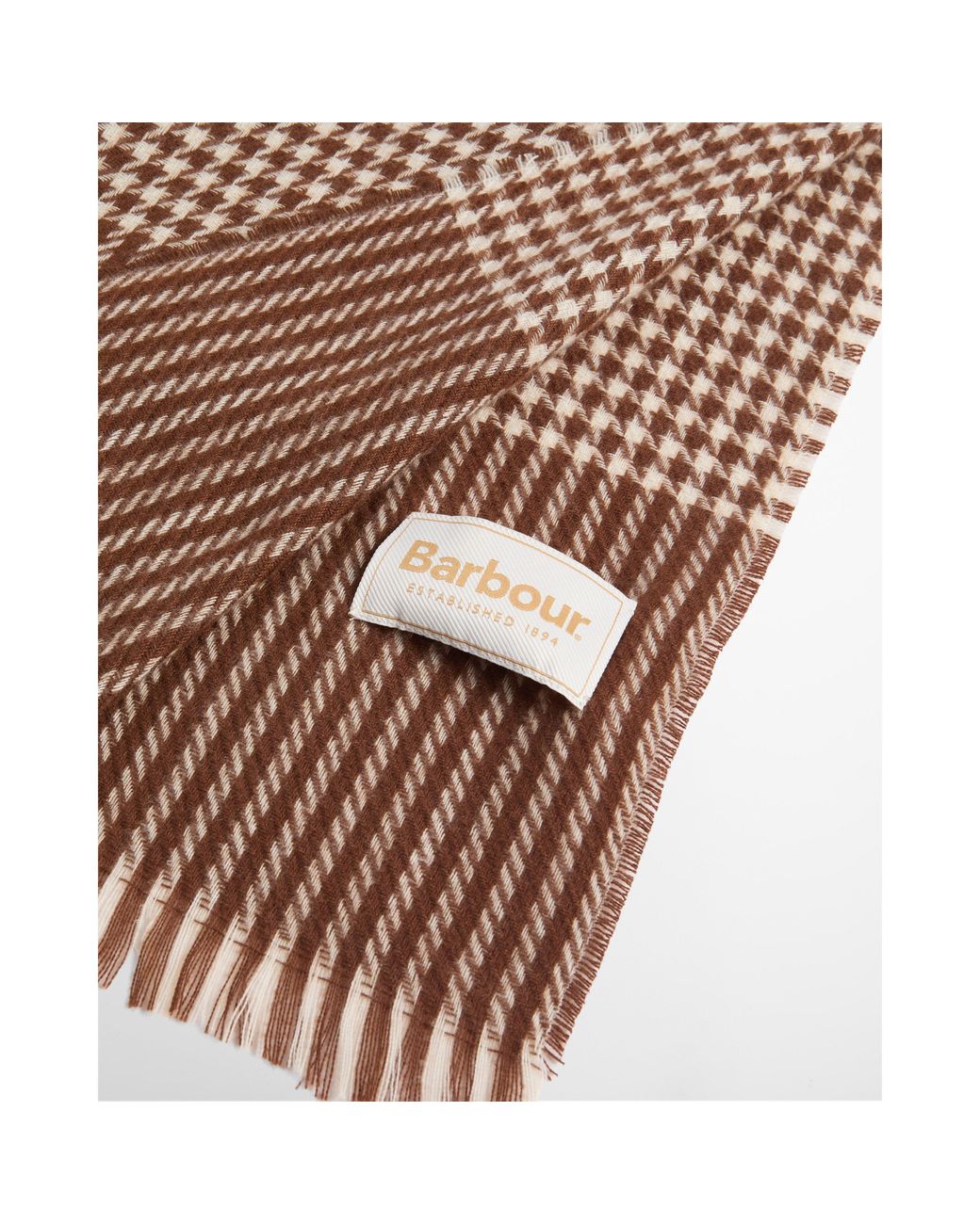 Barbour Brown Melody Scarf